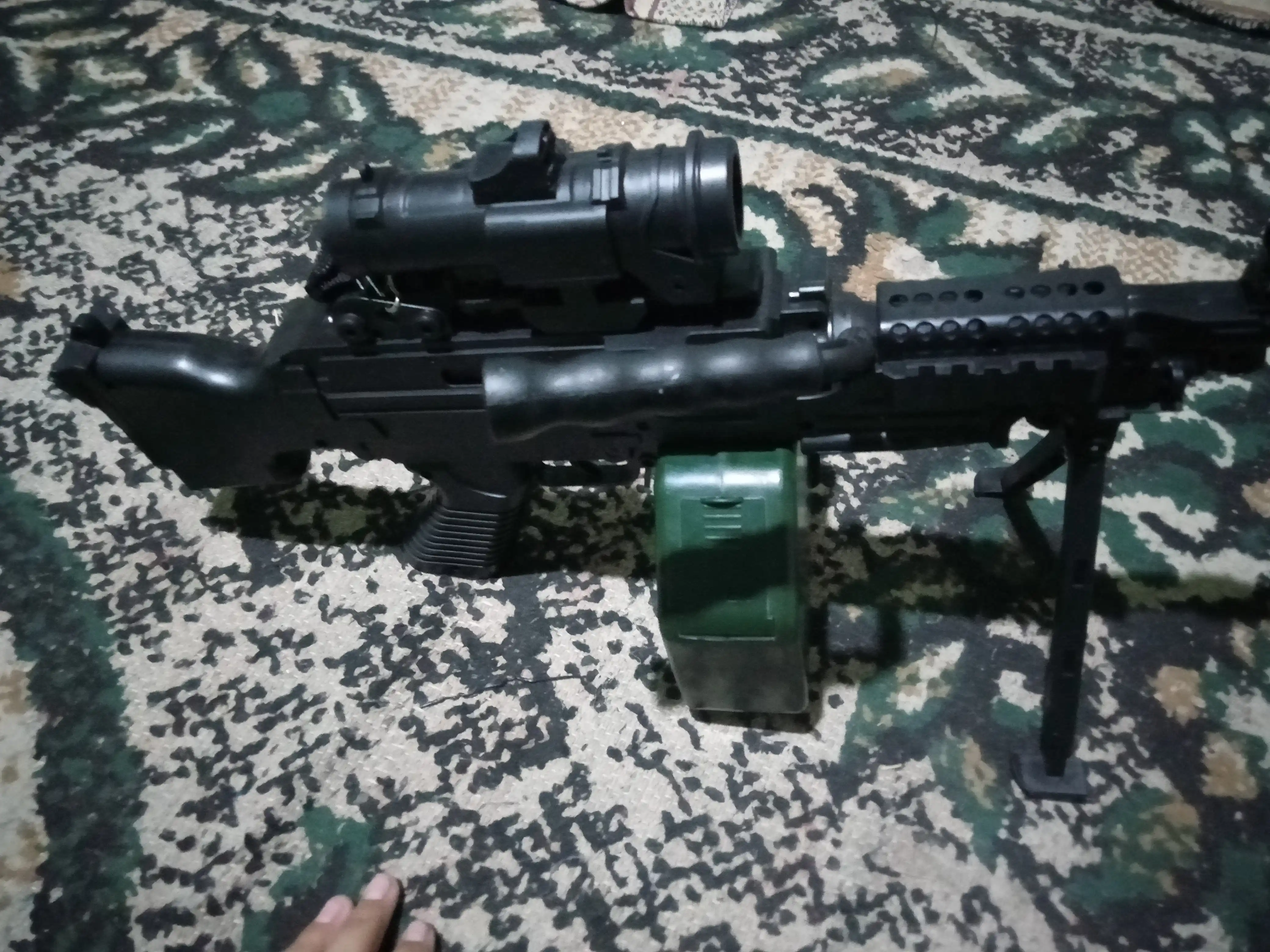 Автомат пистолет с орбизами, гелевый, бластер для детей, M416, AWM, P90, AUG