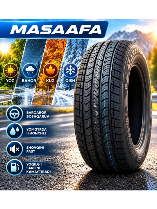 Всесезонные шины MASAAFA 195/60R15 88H - 