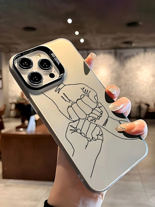 IPhone chehol 11, 12, 13 ,14 , 15, 16, 17, 18 Pro, Max uchun g'ilof, sabr printli