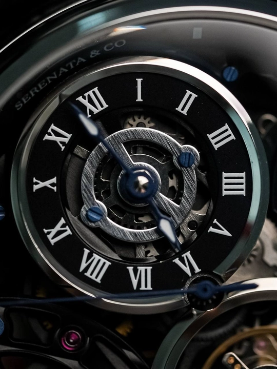 Erkaklar qo'l soati Serenata & Co Tourbillon Limited Edition mexanik safir oyna