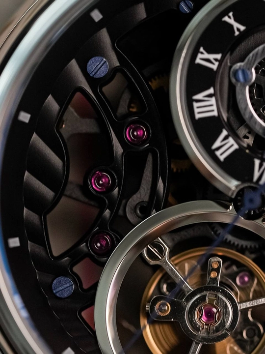 Erkaklar qo'l soati Serenata & Co Tourbillon Limited Edition mexanik safir oyna