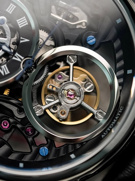 Erkaklar qo'l soati Serenata & Co Tourbillon Limited Edition mexanik safir oyna