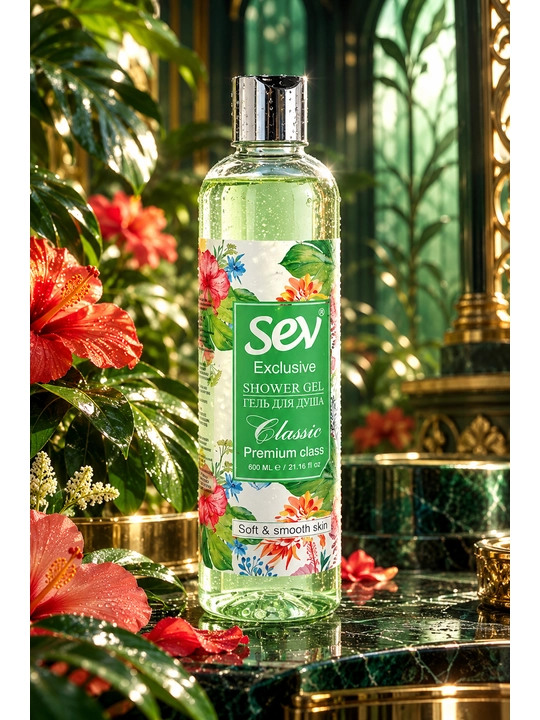 Gel dush uchun Sev "Silk", 600 ml - 