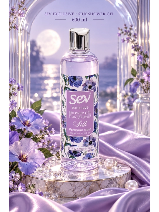 Gel dush uchun Sev "Silk", 600 ml - 