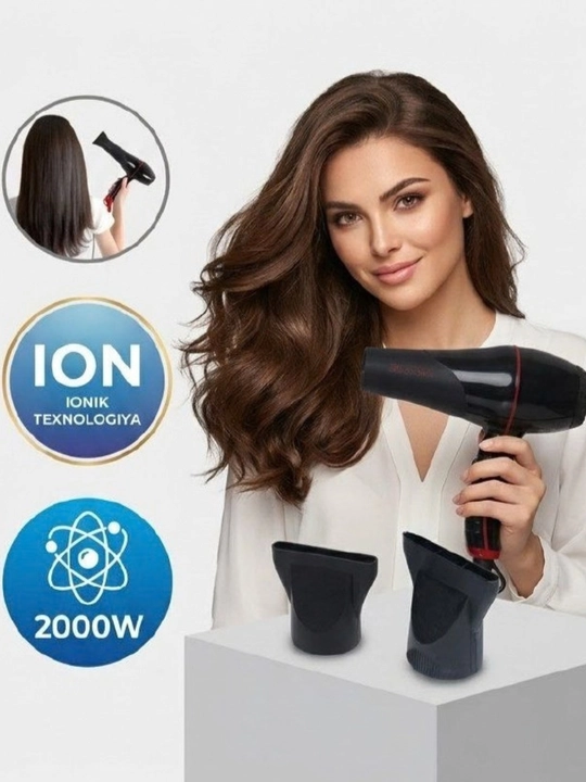 Fen, soch quritish va turmaklash uchun professional ION FaKang FK9900, 2000W