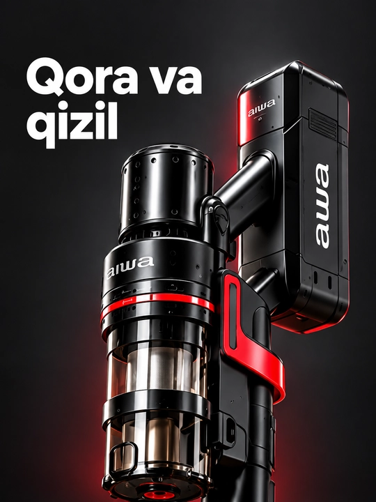 AIWA R7D Plus simsiz vertikal changyutgich, 700 Vt, o‘zini tozalash, 3 ta nasadka