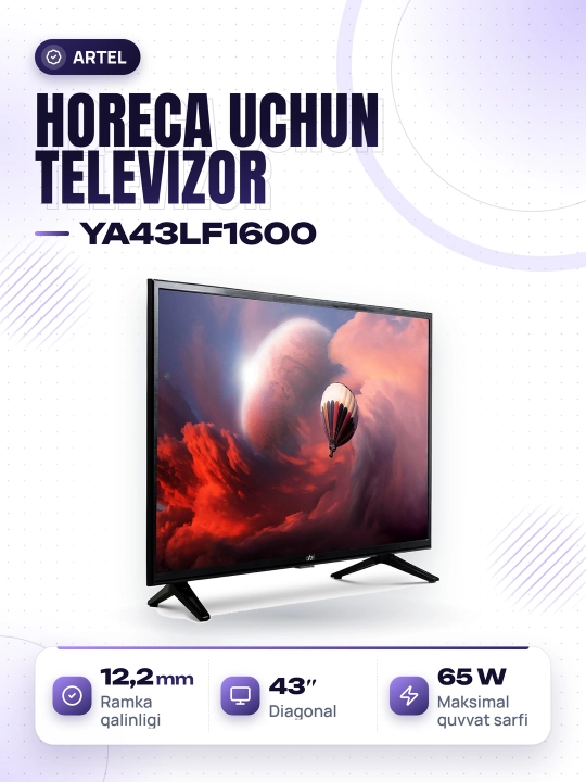 Televizor Artel YA43LF1600 FullHD YandexTV - 