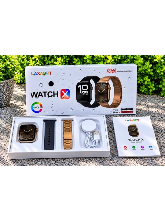 Smart soat Laxasfit Watch X AMOLED, 2 ta kamar, qo‘ng‘iroqlar va sport - 