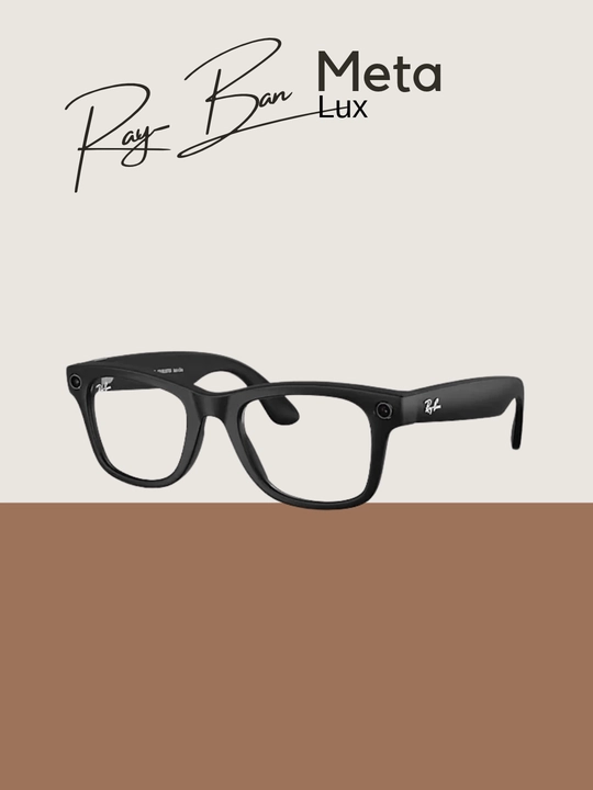 Смарт-очки RayBanMetaа Lux , видео 3K (16:9), 16 ГБ встроенной памяти, Bluetooth 5.3