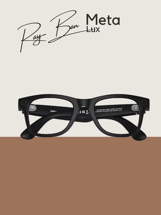 Смарт-очки RayBanMetaа Lux , видео 3K (16:9), 16 ГБ встроенной памяти, Bluetooth 5.3
