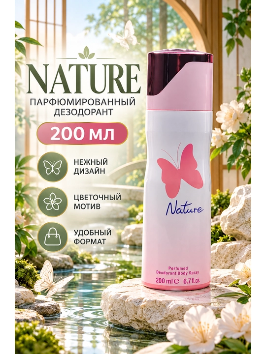 Ayollar uchun parfyumlangan dezodarant spreyi, 200 ml - 