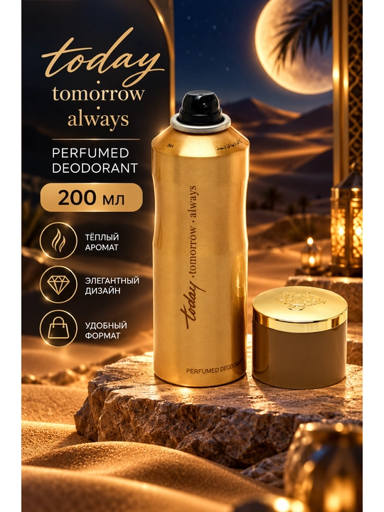 Ayollar uchun parfyumlangan dezodarant spreyi, 200 ml - 