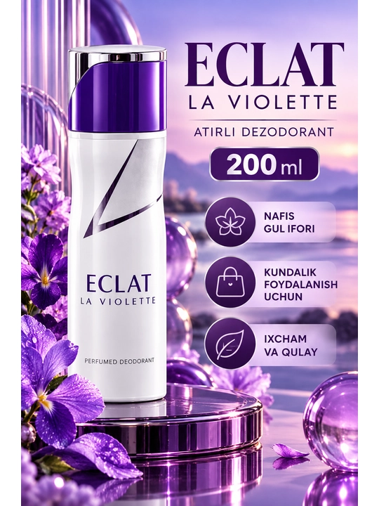 Ayollar uchun parfyumlangan dezodarant spreyi, 200 ml - 