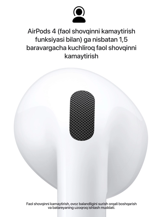 Беспроводные наушники Apple Airpods 5 (ANC) 2026 с шумоподавлением