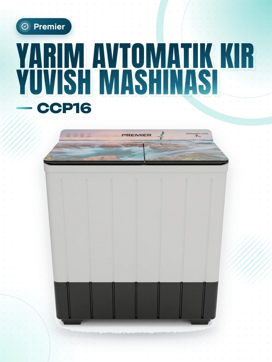 Полуавтоматическая стиральная машина Premier PRMWM07-СCP16 - 