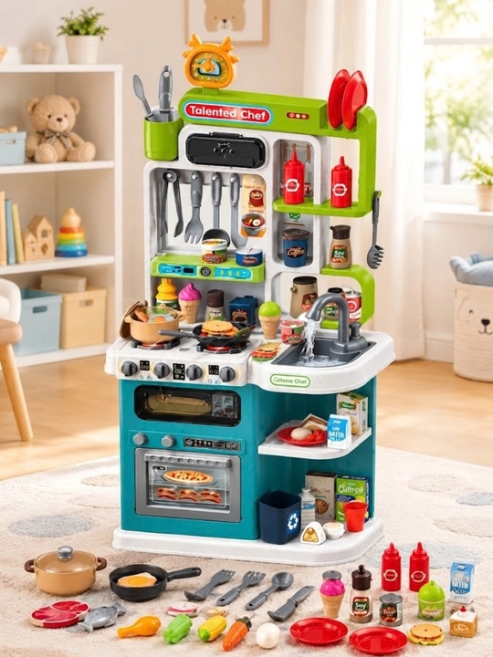 Детский кухонный набор, kitchen play set, детская кухня, игрушечная кухня