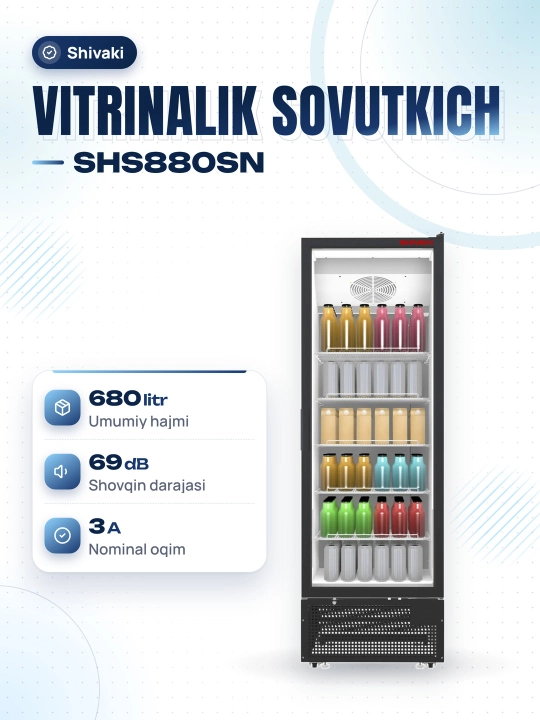 Vitrinali sovutkich Shivaki SHS880SN - 