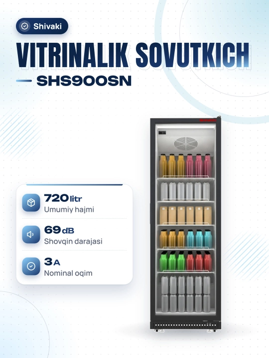Vitrinali sovutkich Shivaki SHS900SN - 