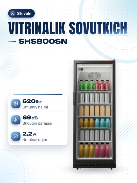 Vitrinali sovutkich Shivaki SHS800SN - 