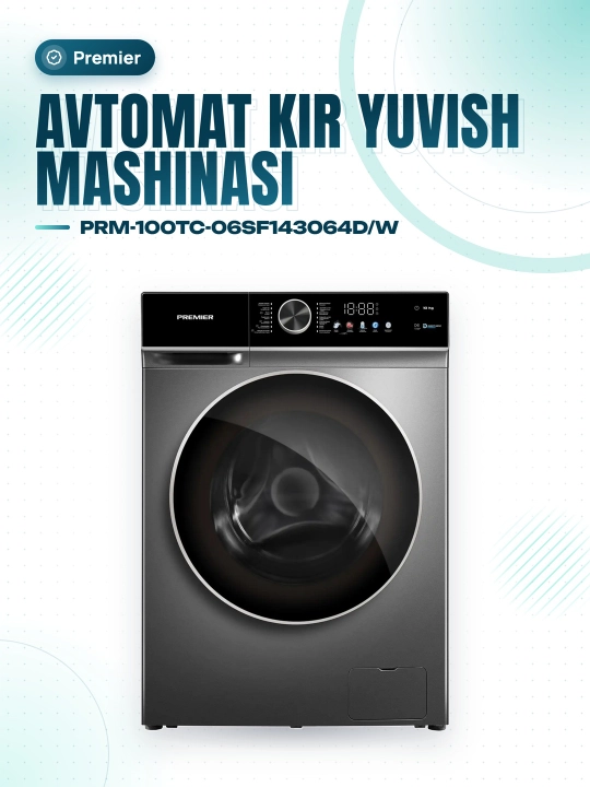 Автоматическая стиральная машина Premier PRM-100TC-06SF143064D/W - 
