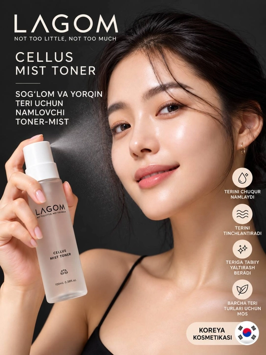 Namlovchi toner-mist Cellus Mist Toner,krem,kremlar 100 ml - 