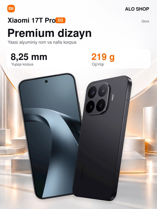 Smartfon Xiaomi 17T Pro 5G, 12/256/512/1024 GB,6.83",144 Gs