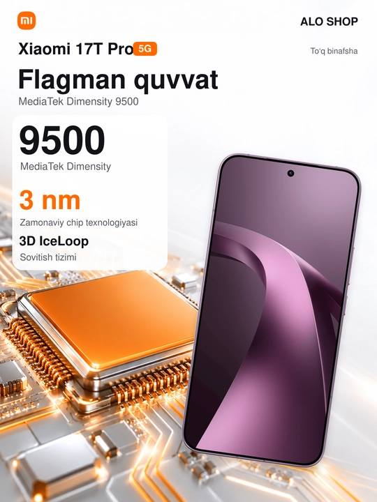 Smartfon Xiaomi 17T Pro 5G, 12/256/512/1024 GB,6.83",144 Gs