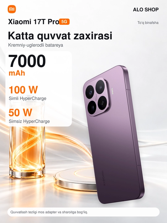 Smartfon Xiaomi 17T Pro 5G, 12/256/512/1024 GB,6.83",144 Gs