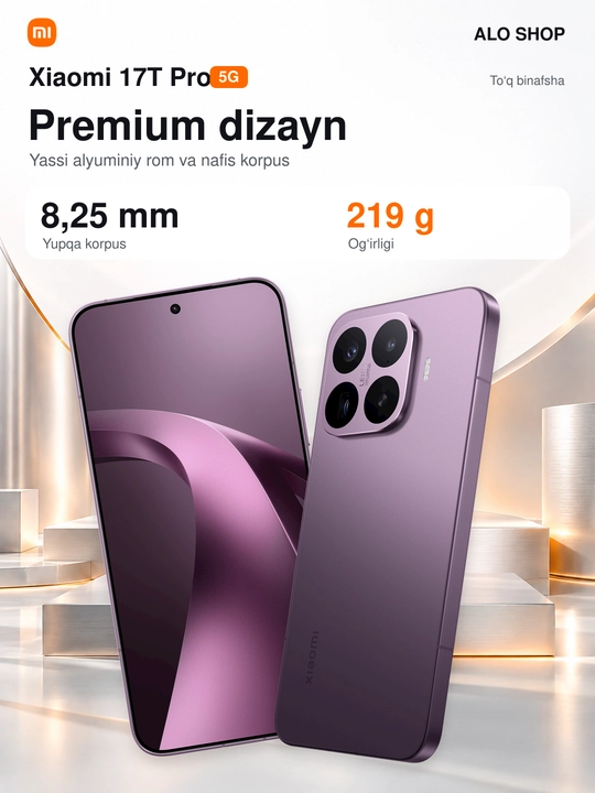 Smartfon Xiaomi 17T Pro 5G, 12/256/512/1024 GB,6.83",144 Gs