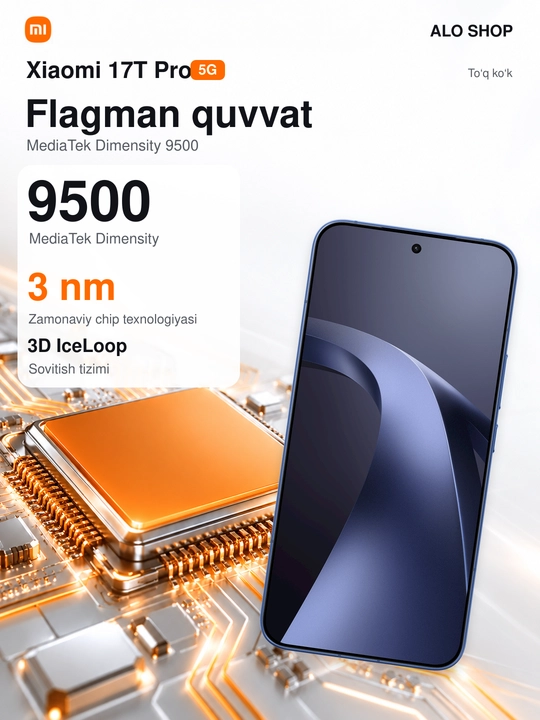 Smartfon Xiaomi 17T Pro 5G, 12/256/512/1024 GB,6.83",144 Gs