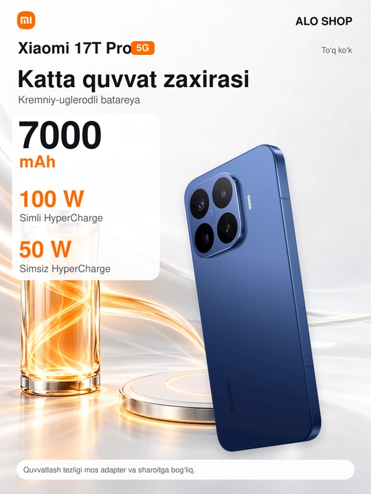 Smartfon Xiaomi 17T Pro 5G, 12/256/512/1024 GB,6.83",144 Gs
