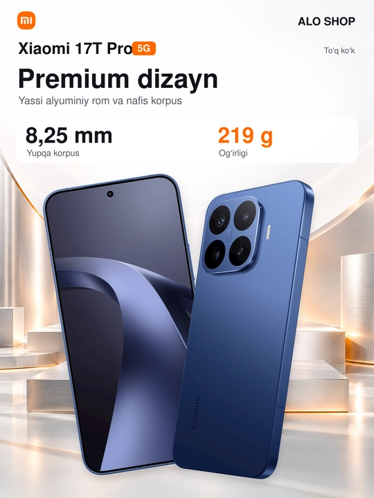 Smartfon Xiaomi 17T Pro 5G, 12/256/512/1024 GB,6.83",144 Gs