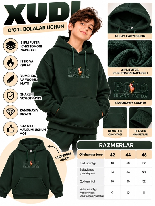 O‘g‘il bolalar uchun xudi - 