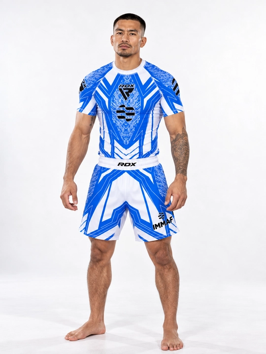 RDX IMMAF sport to‘plami, futbolka va shortik MMA, boks va mashg‘ulotlar uchun - 