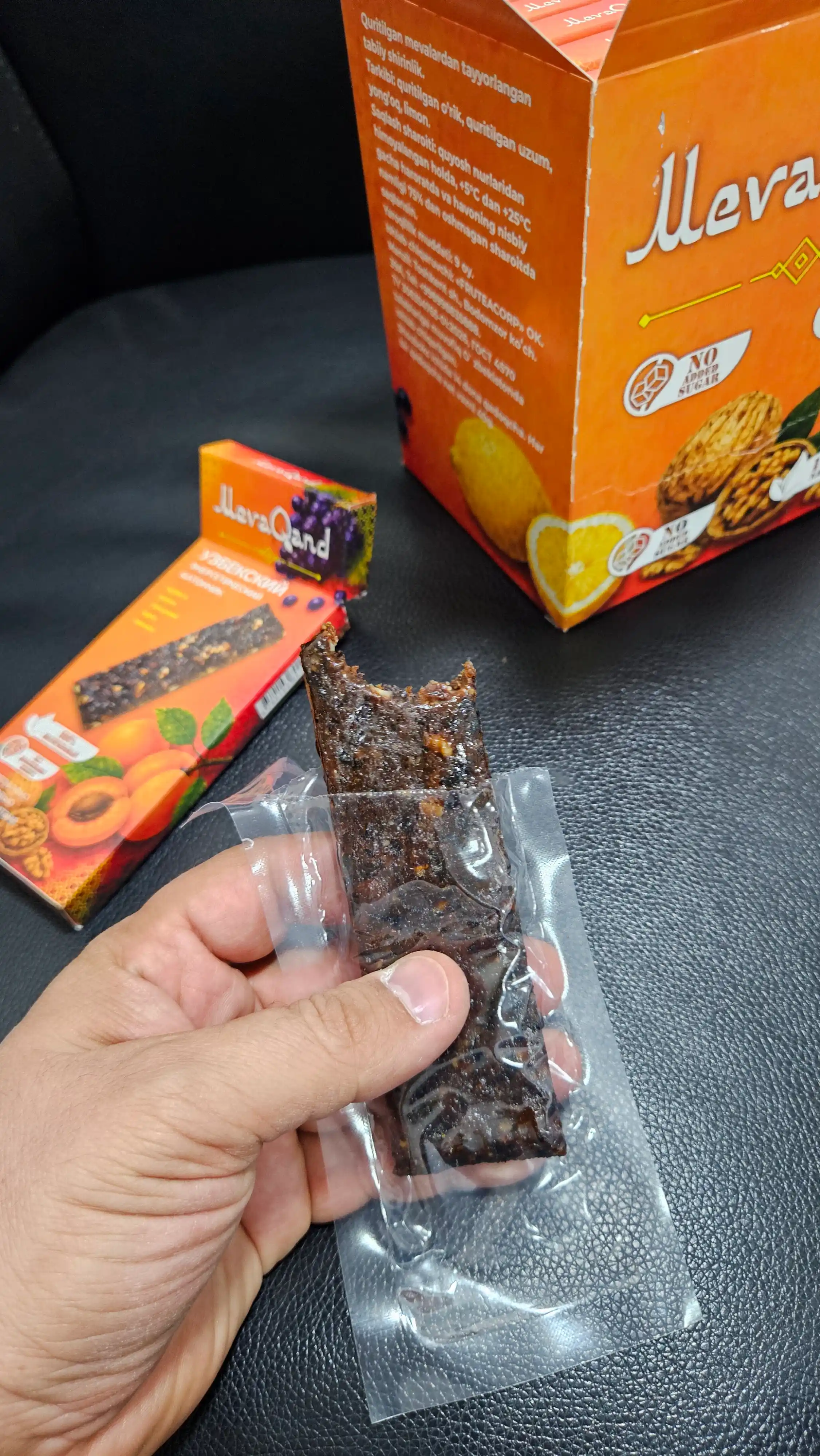 Батончик MevaQand Oriental Energy Bar из сухофруктов, 40 г (14 шт.)