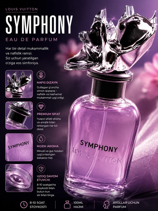 Louis Vuitton Imagination, Symphony, Ombra Nomade, Limensite 100 мл, 1-2 дня, стойкости