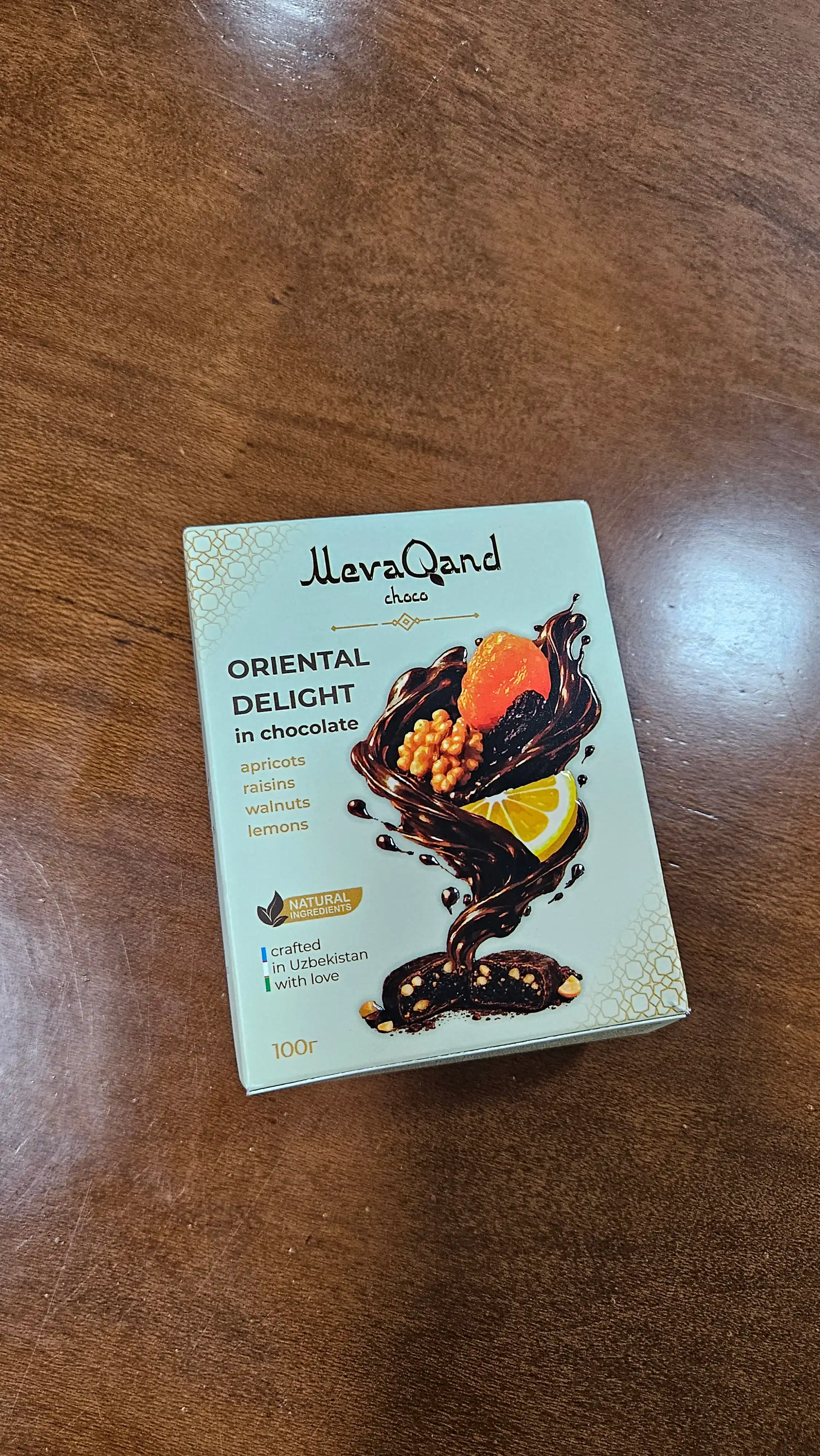 Конфеты MevaQand Choco из сухофруктов в тёмном шоколаде, 100 г