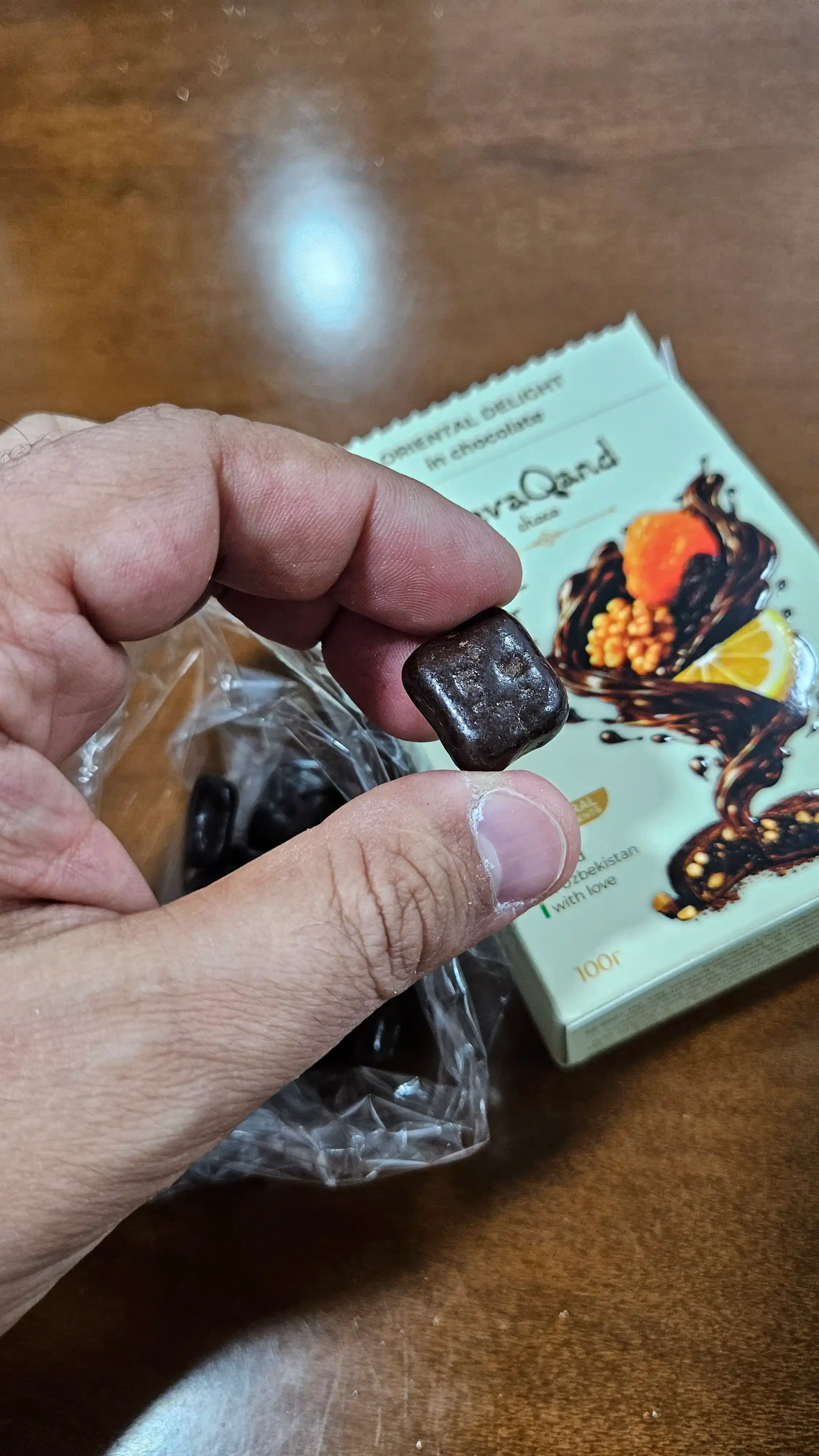 Конфеты MevaQand Choco из сухофруктов в тёмном шоколаде, 100 г