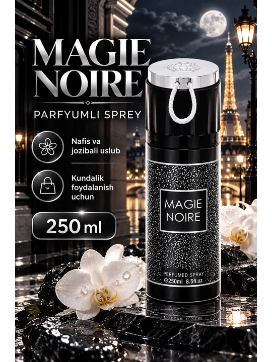Erkaklar uchun parfyumeriya dezodoranti spreyi, 250 ml