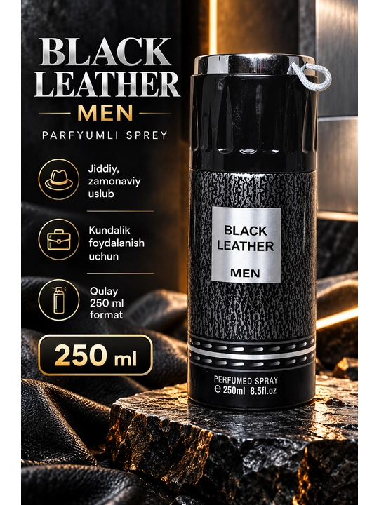 Erkaklar uchun parfyumeriya dezodoranti spreyi, 250 ml - 