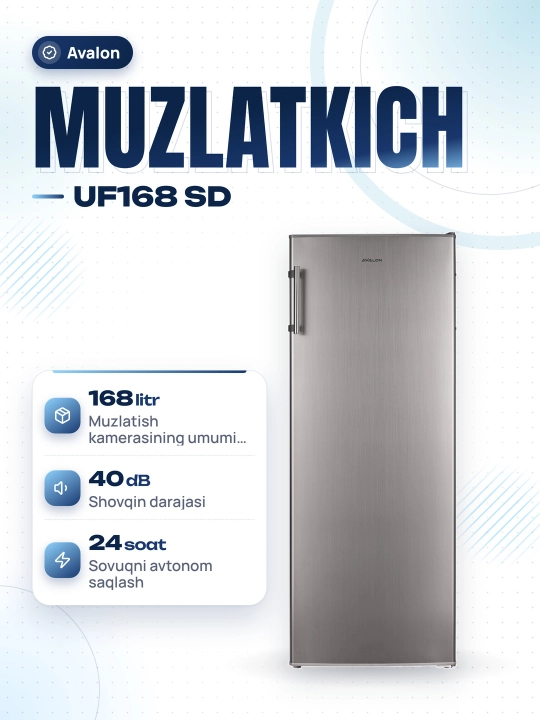 Muzlatish kamerasi Avalon UF168 SD - 