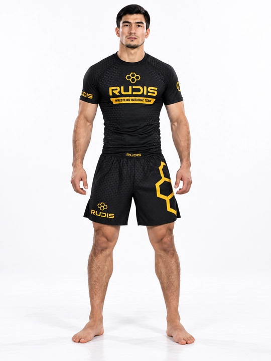 Мужской спортивный костюм RUDIS Wrestling (Футболка и Шорты) - 