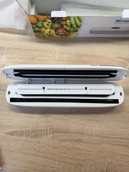 Vakum apparat vakuumator, oziq-ovqat uchun qadoqlash uskunasi, 60 kPa, 10 paket