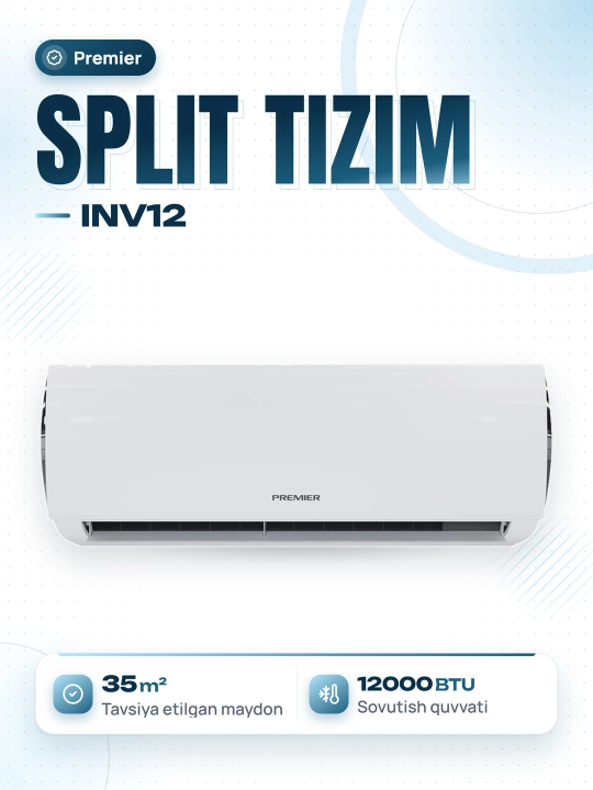 Konditsioner Premier PRMXV-CSDH-INV, 12 Xiva Inverter