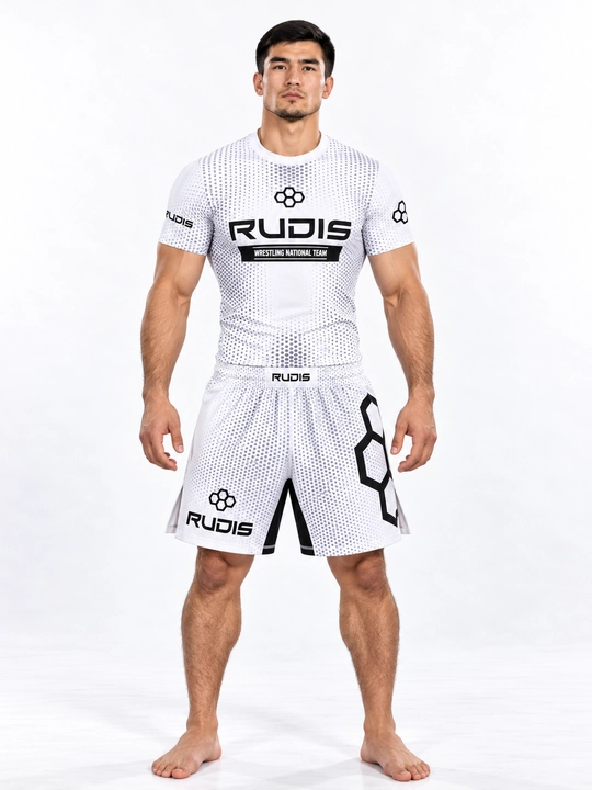 Мужской спортивный костюм RUDIS Wrestling (Футболка и Шорты) - 