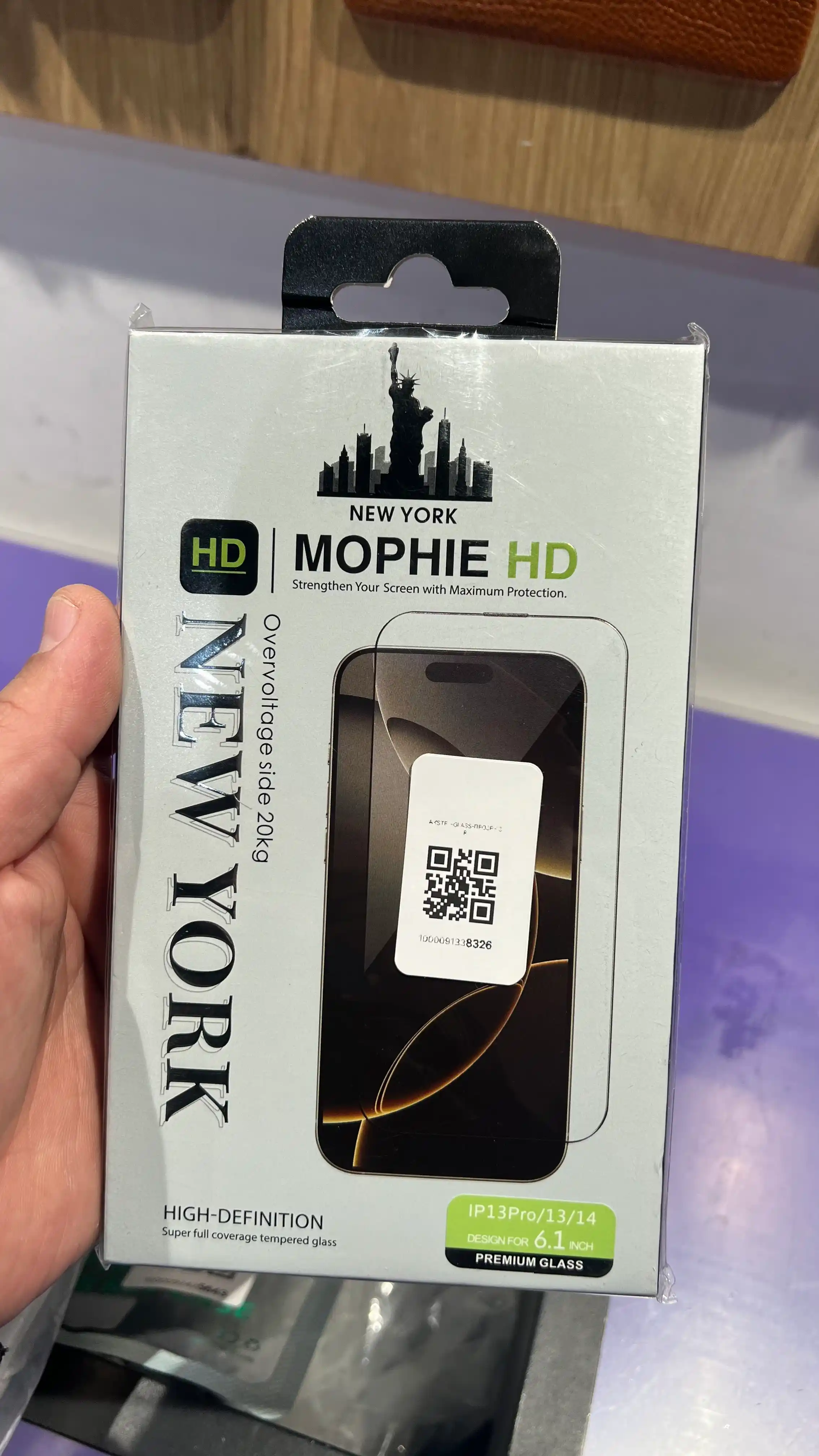 Защитное стекло iPhone 9H Full Screen HD / Privacy Anti-Spy противоударное