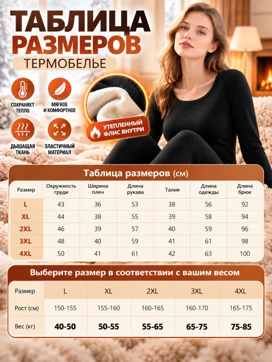 Термобелье женское