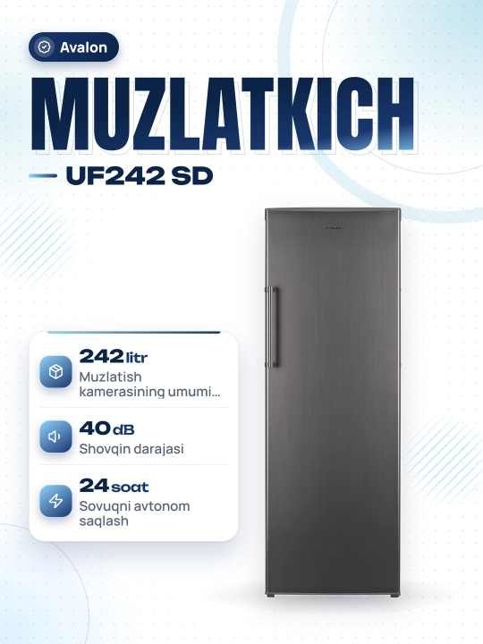 Muzlatish kamerasi Avalon UF242 SD - 
