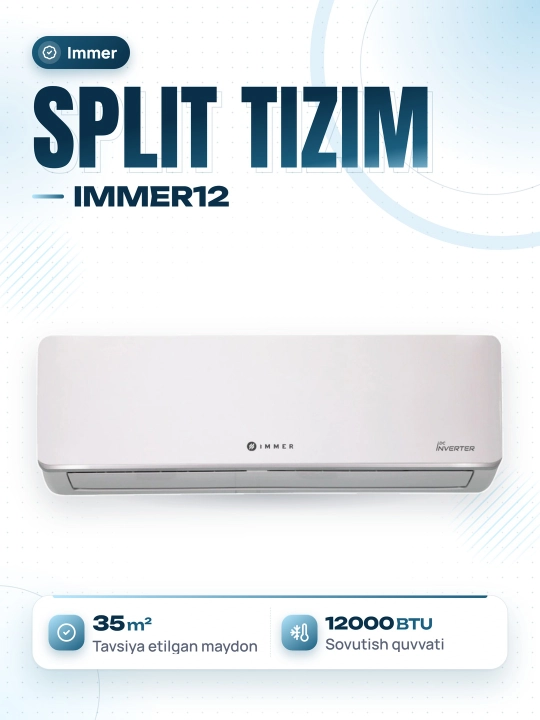 Кондиционер IMMER 12 TRENDI Inverter TEN - 