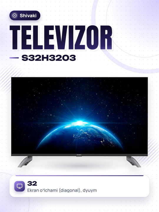 Shivaki S32H3203 televizori - 